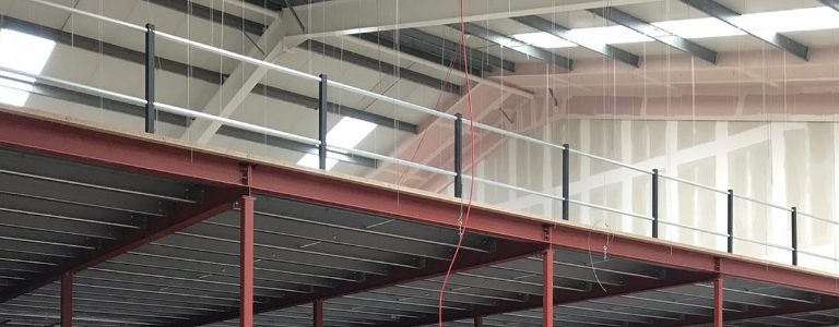 Mezzanine Floor Safety Railing