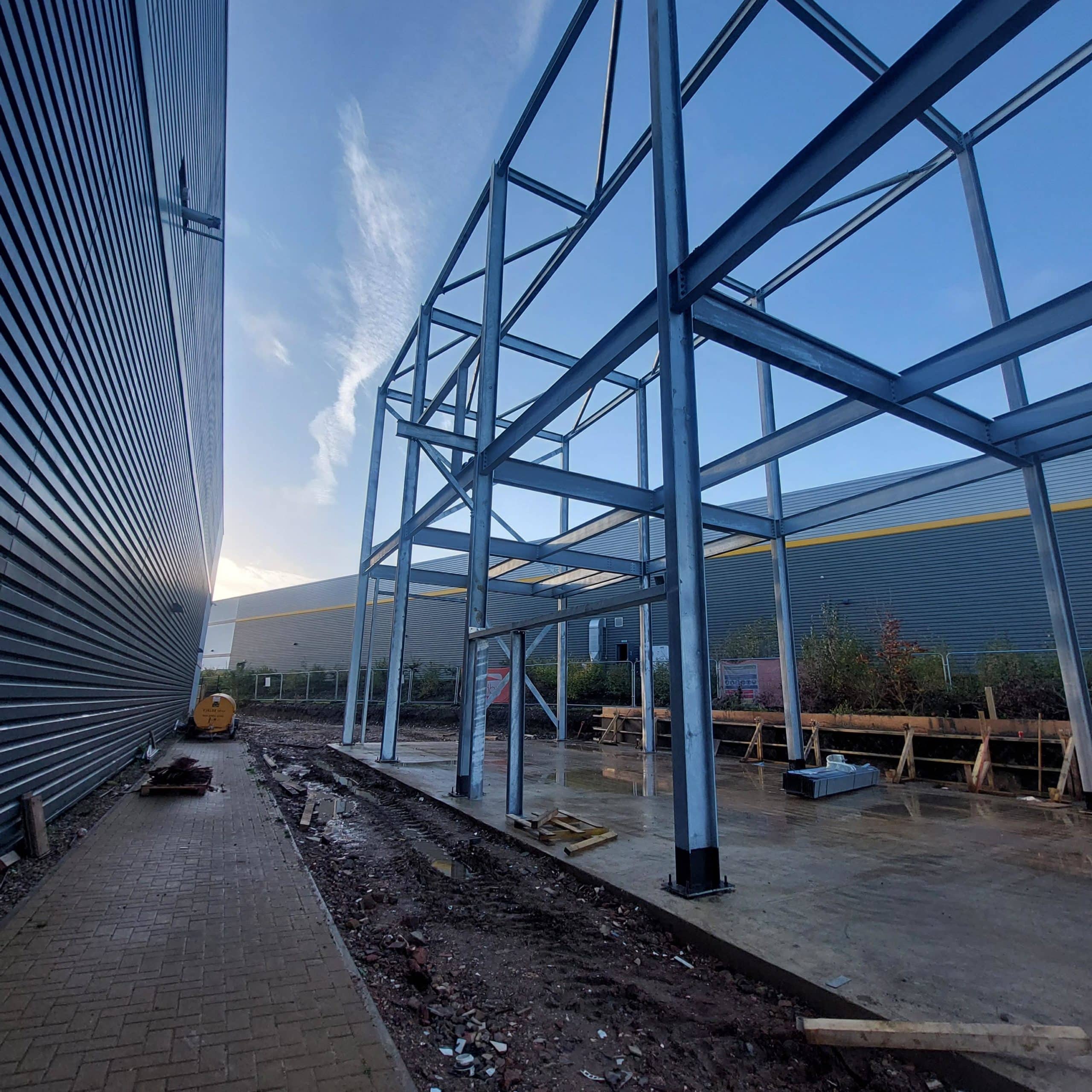 Portal frame construction - ATC Installation