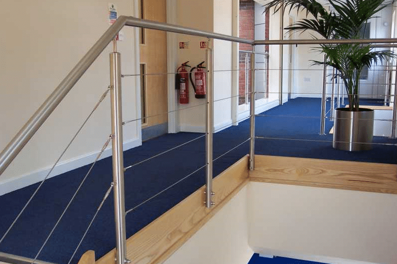 Edge Protection Staircase Wire Infills Safety