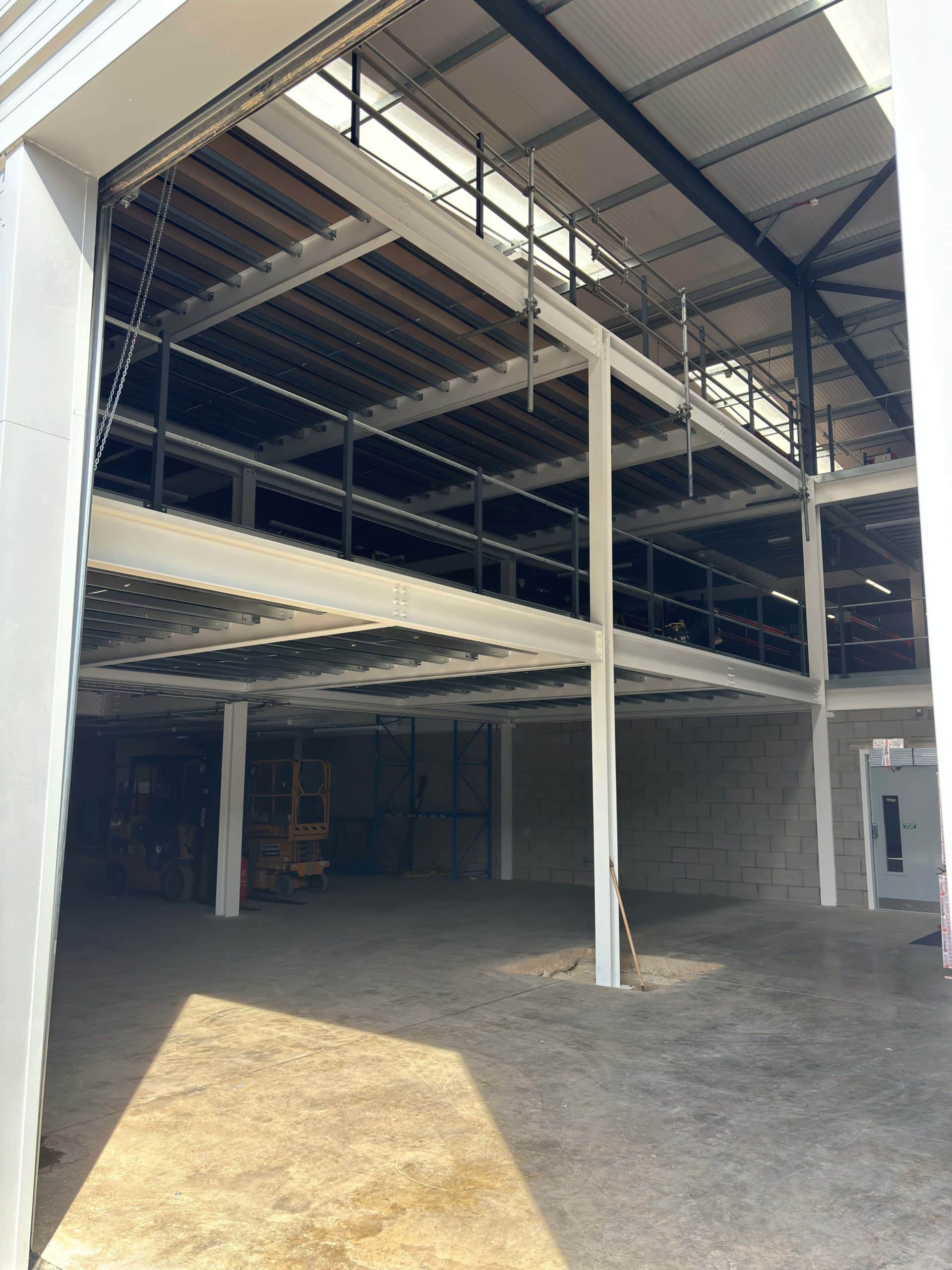 Double storey mezzanine floor - ATC Installations